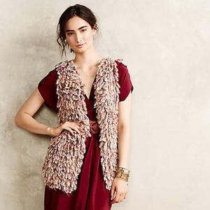 Hand Knit Sherbet Loop Vest